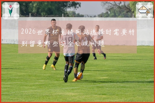 2026世界杯竞猜网站选择时需要特别留意哪些安全合规问题