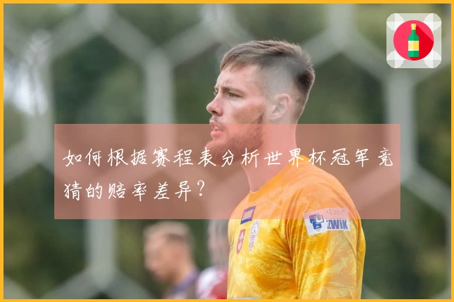 如何根据赛程表分析世界杯冠军竞猜的赔率差异？