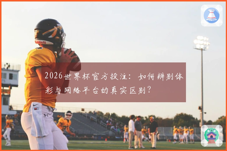 2026世界杯官方投注：如何辨别体彩与网络平台的真实区别？